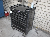 Gereedschapswagen wurth gevuld met divers gereedschap w.o. hamers, vijlen, steeksleutels, tangen, inbus, sc... - afbeelding 3 van  10