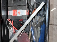 Gereedschapswagen wurth gevuld met divers gereedschap w.o. hamers, vijlen, steeksleutels, tangen, inbus, sc... - afbeelding 10 van  10