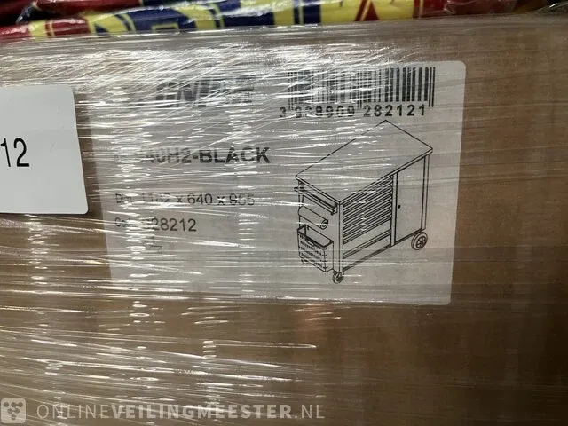 Gereedschapwagen unior, hercules 940h2-black - afbeelding 3 van  3