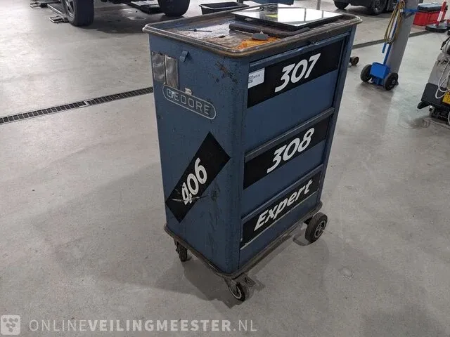 Gereedswagen inclusief divers gereedschap gedore - afbeelding 2 van  9