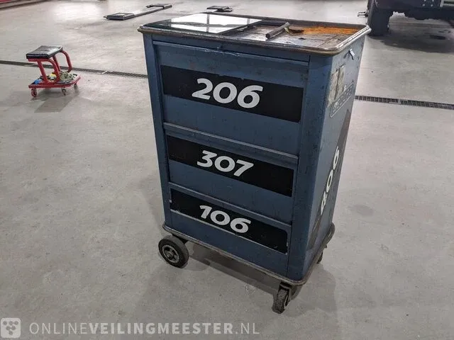 Gereedswagen inclusief divers gereedschap gedore - afbeelding 4 van  9