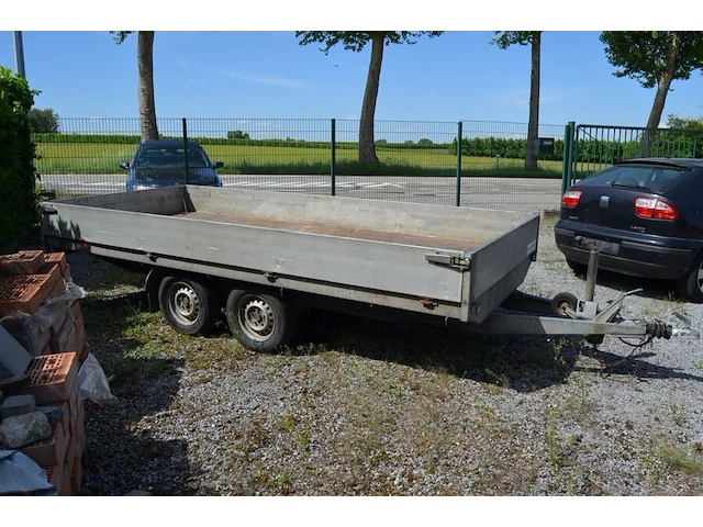 Geremde aanhangwagen hapert dubbel as met alu opzetstukken, type al2003, ch.nr. xlh*al2000*00679406 (zonder boorddocumenten)(1) - afbeelding 10 van  13
