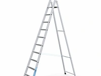 Geribbelde staande sportladder 10 treden zarges, saferstep s 41380 - afbeelding 1 van  1