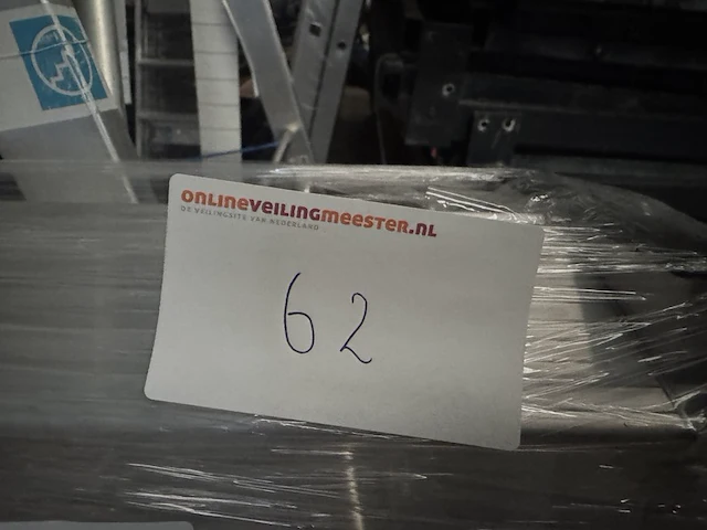 Geribbelde staande sportladder 2 x 5 treden zarges, nova b 42465 - afbeelding 3 van  3