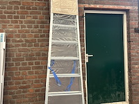 Geribbelde staande sportladder 2x10 treden zarges, saferstep b 5541310 - afbeelding 1 van  3