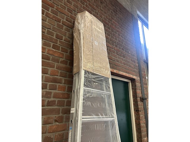 Geribbelde staande sportladder 2x10 treden zarges, saferstep b 5541310 - afbeelding 2 van  3