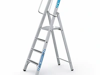 Geribbelde staande sportladder 4 treden zarges, meistertritt s 41633 - afbeelding 1 van  1