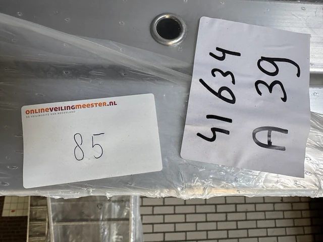 Geribbelde staande sportladder 5 treden zarges, meistertritt s 41634 - afbeelding 3 van  3