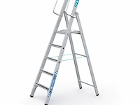 Geribbelde staande sportladder met 5 treden zarges, meistertritt s 41634 - afbeelding 1 van  1