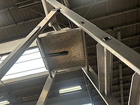 Geribbelde staande sportladder met starre verbinding 10 treden verrijdbaar zarges, meistertritt s 40479, 8203, 8832 - afbeelding 5 van  9