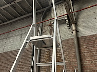 Geribbelde staande sportladder met starre verbinding 10 treden verrijdbaar zarges, meistertritt s 40479, 8203, 8832 - afbeelding 7 van  9