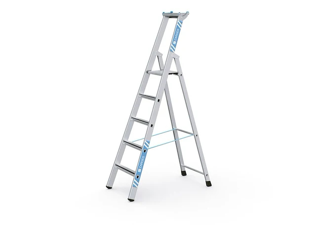 Geribbelde staande sportladder zarges, saferstep s 41375 - afbeelding 1 van  1