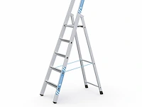 Geribbelde staande sportladder zarges, saferstep s 41375 - afbeelding 1 van  1