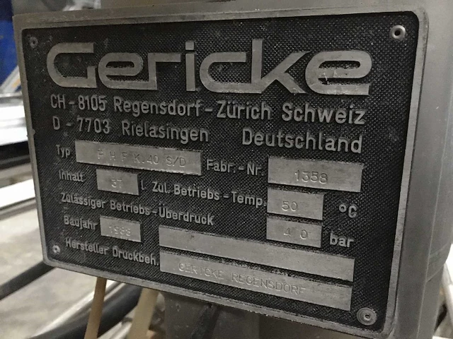 Gericke poeder transportmachine - afbeelding 10 van  10