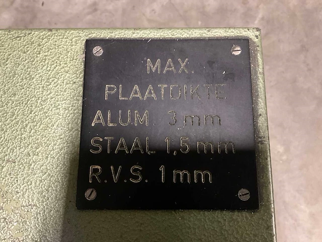 Gerver b.v. gh-1 uithoekmachine - afbeelding 13 van  14