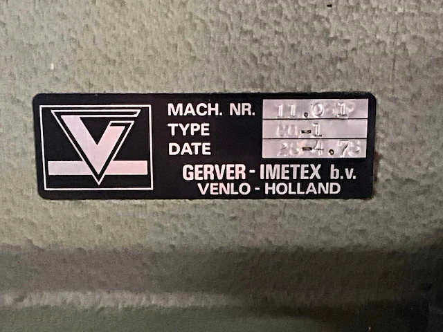 Gerver b.v. gh-1 uithoekmachine - afbeelding 14 van  14