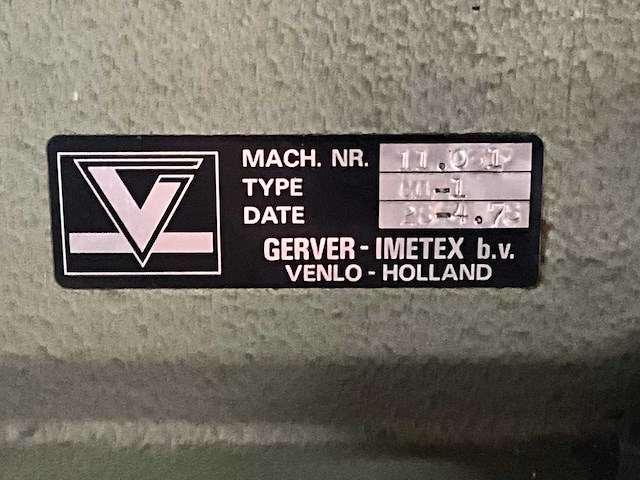 Gerver b.v. gh-1 uithoekmachine - afbeelding 6 van  14