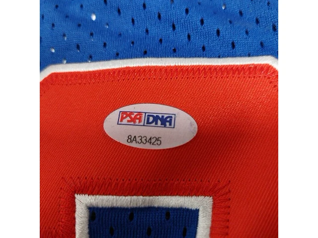 Gesigneerd basketbalshirt " magic johnson " , nba 32 all-stars - afbeelding 10 van  10
