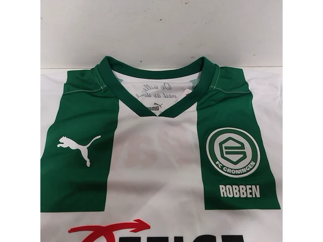 Gesigneerd fc groningen shirt " arjen robben ", puma - afbeelding 7 van  13