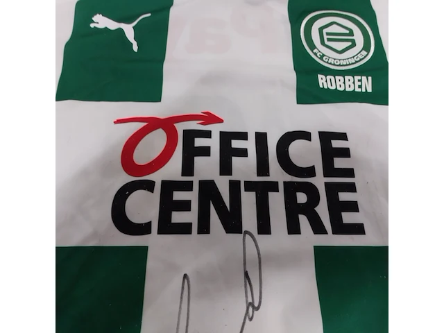 Gesigneerd fc groningen shirt " arjen robben ", puma - afbeelding 9 van  13