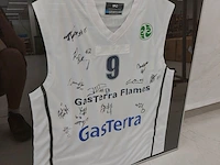 Gesigneerd shirt " gasterra flames " ingelijst - afbeelding 6 van  12