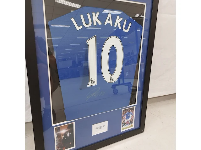 Gesigneerd shirt " romelu lukaku ", everton 2015-2016 - afbeelding 5 van  11