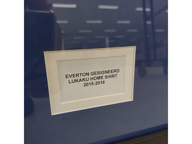 Gesigneerd shirt " romelu lukaku ", everton 2015-2016 - afbeelding 11 van  11