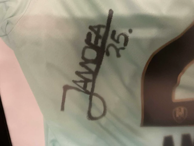 Gesigneerd voetbalshirt ado den haag (amofa) sport en film verzamelitems - afbeelding 3 van  4