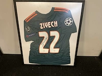Gesigneerd voetbalshirt ajax (ziyech) sport en film verzamelitems - afbeelding 1 van  9