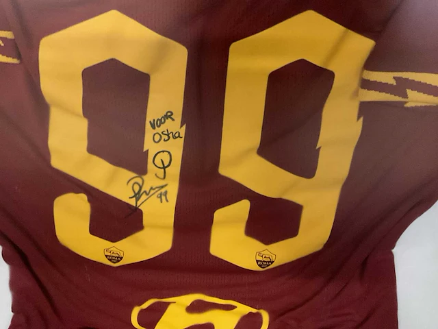 Gesigneerd voetbalshirt as roma (kluivert) sport en film verzamelitems - afbeelding 2 van  9