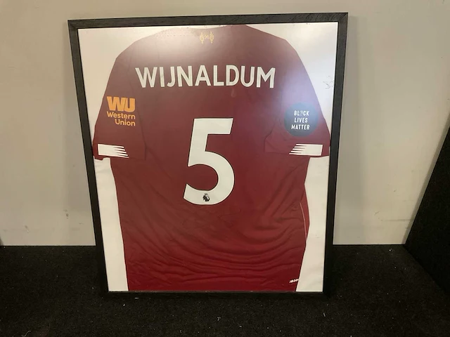Gesigneerd voetbalshirt liverpool (wijnaldum) sport en film verzamelitems - afbeelding 1 van  8