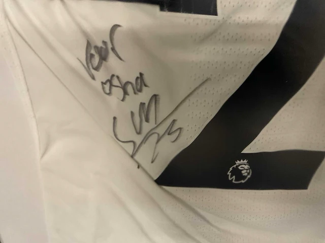Gesigneerd voetbalshirt tottenham (bergwijn) sport en film verzamelitems - afbeelding 3 van  7