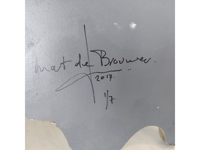 Gesigneerde artwork " mart de brouwer " 1/7 - afbeelding 5 van  5