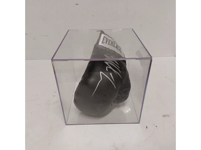Gesigneerde bokshandschoen " mike tyson ", everlast - afbeelding 1 van  6