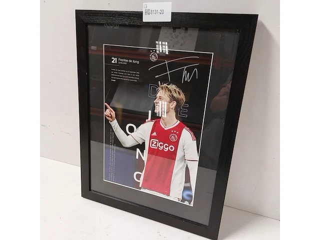 Gesigneerde foto " frenkie de jong " ingelijst - afbeelding 3 van  10