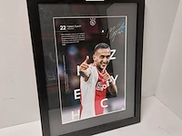 Gesigneerde foto " hakim ziyech " ingelijst - afbeelding 1 van  10