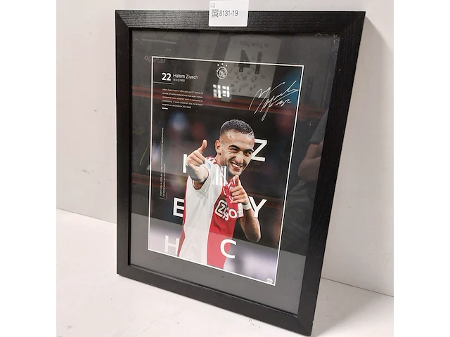 Gesigneerde foto " hakim ziyech " ingelijst - afbeelding 3 van  10
