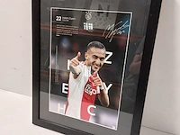 Gesigneerde foto " hakim ziyech " ingelijst - afbeelding 3 van  10