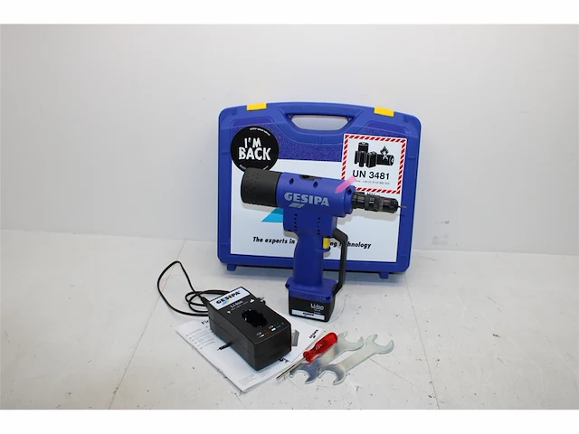Gesipa 7260032.0 blindklinkmoer accu fire-bird - afbeelding 2 van  3