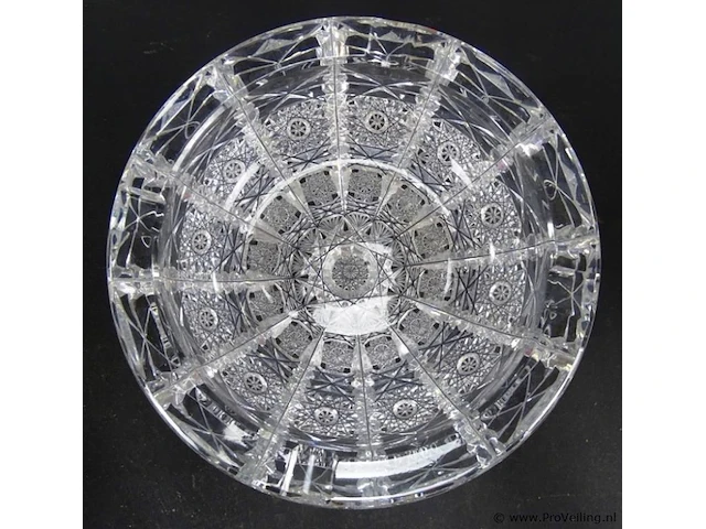 Geslepen kristallen asbak - afbeelding 4 van  5