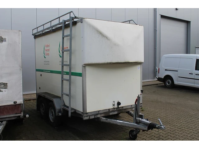 Gesloten aanhanger peters bpsh2000 met kenteken wr-54-bg voorzien van imperial en ladder. bakafmeting 310 x... - afbeelding 1 van  7