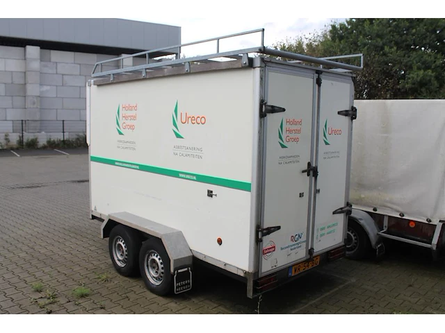 Gesloten aanhanger peters bpsh2000 met kenteken wr-54-bg voorzien van imperial en ladder. bakafmeting 310 x... - afbeelding 3 van  7