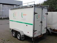 Gesloten aanhanger peters bpsh2000 met kenteken wr-54-bg voorzien van imperial en ladder. bakafmeting 310 x... - afbeelding 3 van  7