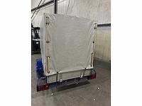 Gesloten enkelassige raasing v.v.demontabel huif en verzwaard neuswiel - afm 250x130x160cm - afbeelding 5 van  8