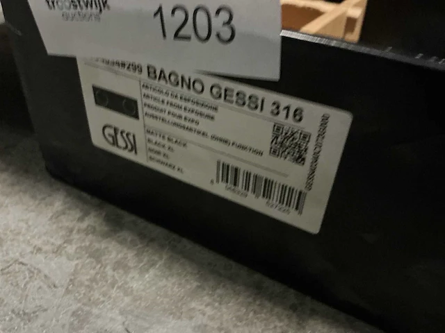 Gessi bagno gessi 316 afbouwdeel kraan - afbeelding 4 van  4