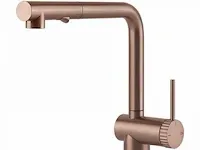 Gessi inedito keukenmengkraan 1-gats met draaibare en uittrekbare uitloop - afbeelding 1 van  6