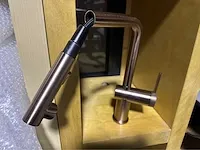 Gessi inedito keukenmengkraan 1-gats met draaibare en uittrekbare uitloop - afbeelding 5 van  6