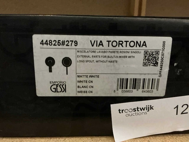 Gessi via tortona afbouwdeel kraan - afbeelding 2 van  2
