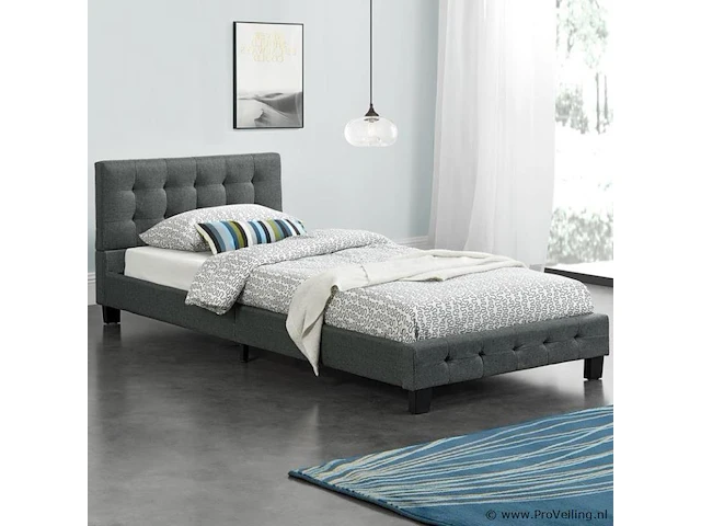 Gestoffeerd bed manresa 90 x 200 cm - afbeelding 3 van  10