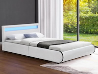 Gestoffeerd bed sevilla 140 x 200 cm - afbeelding 5 van  12